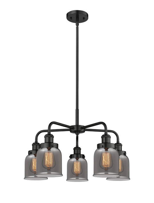Mid. Chandeliers Glass Down by Innovations ( 405 | 916-5CR-BK-G53 Ballston Urban ) 