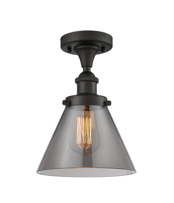 Semi-Flush Mts. Glass Down by Innovations ( 405 | 916-1C-OB-G43 Ballston Urban ) 
