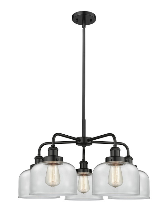 Mid. Chandeliers Glass Down by Innovations ( 405 | 916-5CR-BK-G72 Ballston Urban ) 