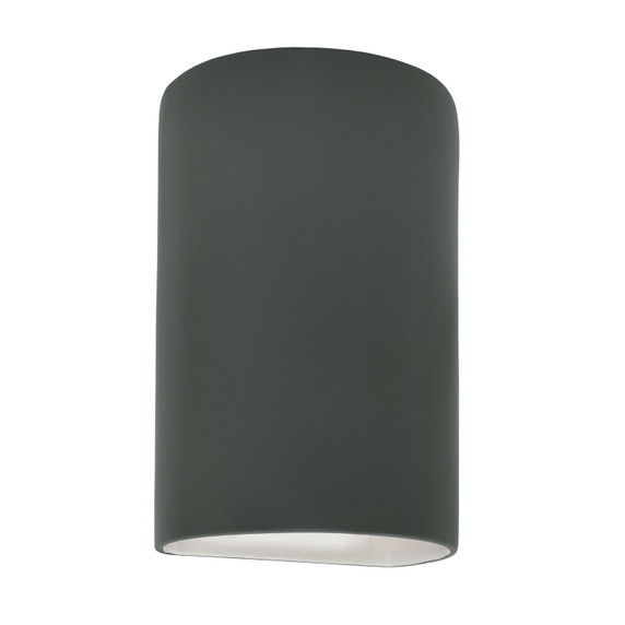 Exterior Wall Mt./Flush by Justice Designs ( 102 | CER-5945W-PWGN Ambiance ) 
