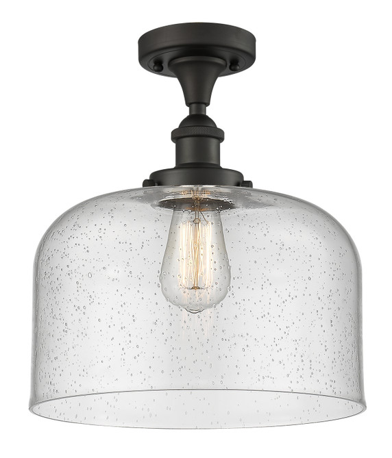 Semi-Flush Mts. Glass Down by Innovations ( 405 | 916-1C-OB-G74-L Ballston Urban ) 