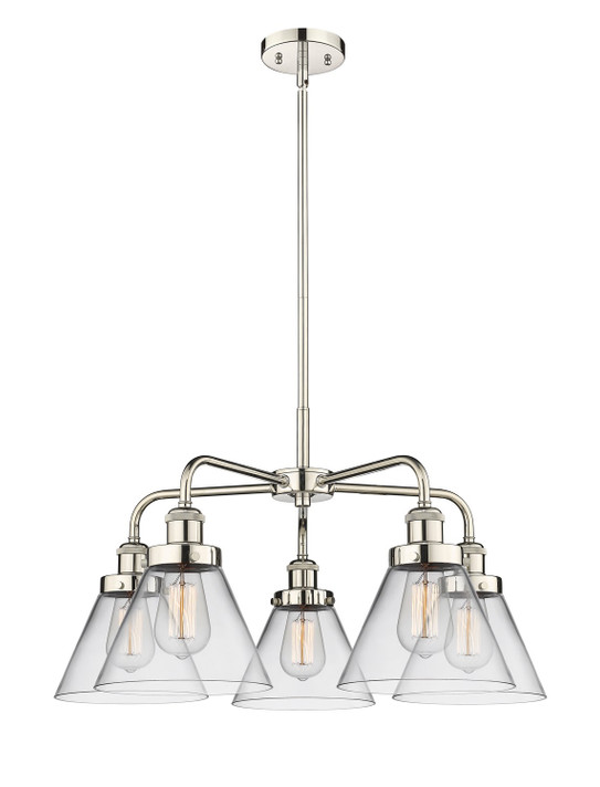 Mid. Chandeliers Glass Down by Innovations ( 405 | 916-5CR-PN-G42 Ballston Urban ) 