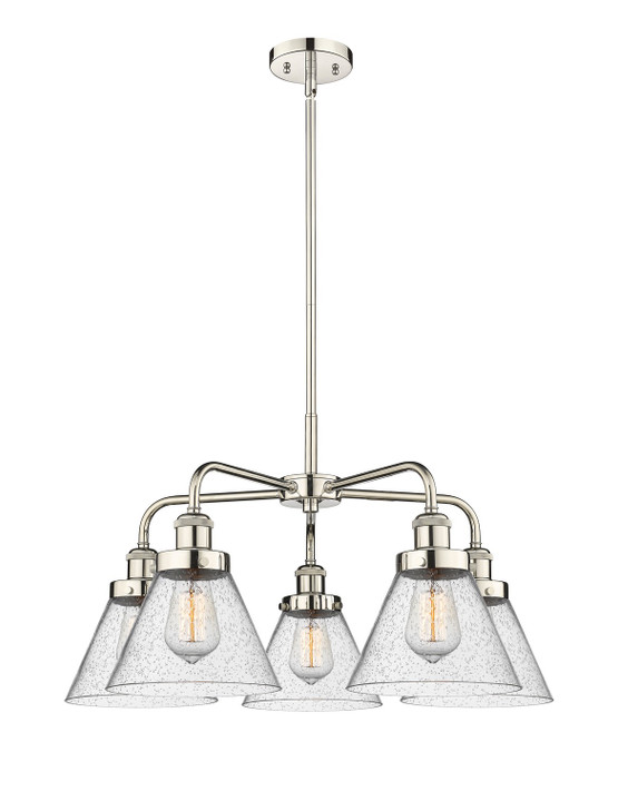 Mid. Chandeliers Glass Down by Innovations ( 405 | 916-5CR-PN-G44 Ballston Urban ) 