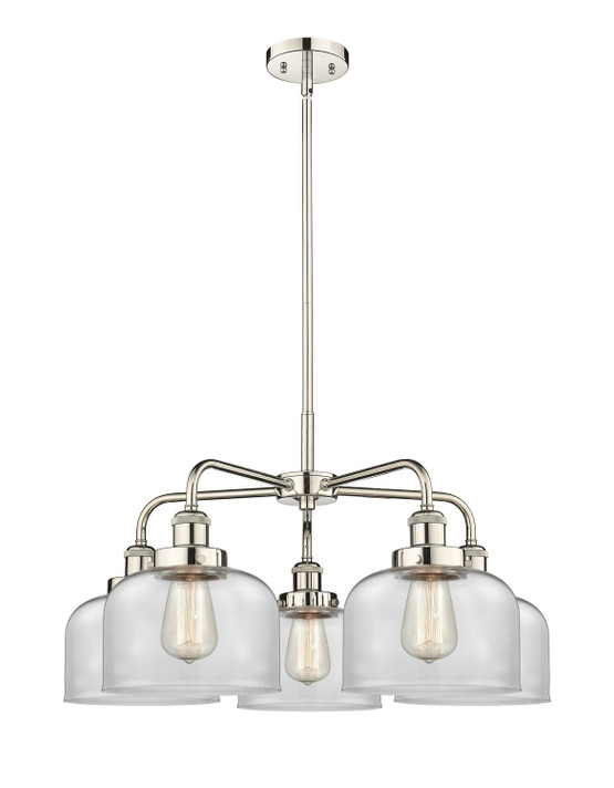 Mid. Chandeliers Glass Down by Innovations ( 405 | 916-5CR-PN-G72 Ballston Urban ) 