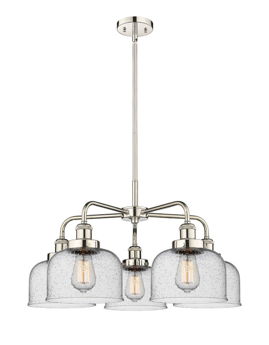 Mid. Chandeliers Glass Down by Innovations ( 405 | 916-5CR-PN-G74 Ballston Urban ) 