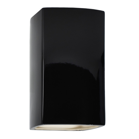 Exterior Wall Mt./Flush by Justice Designs ( 102 | CER-5950W-BLK Ambiance ) 