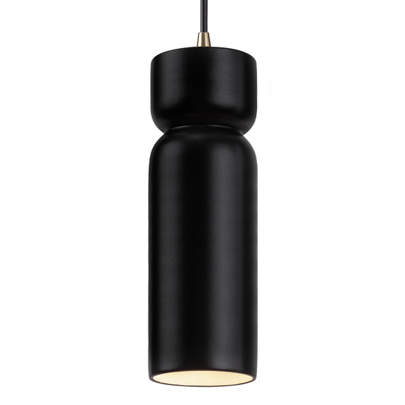 Mini Pendants Cable by Justice Designs ( 102 | CER-6510-CRB-ABRS-BKCD Radiance ) 