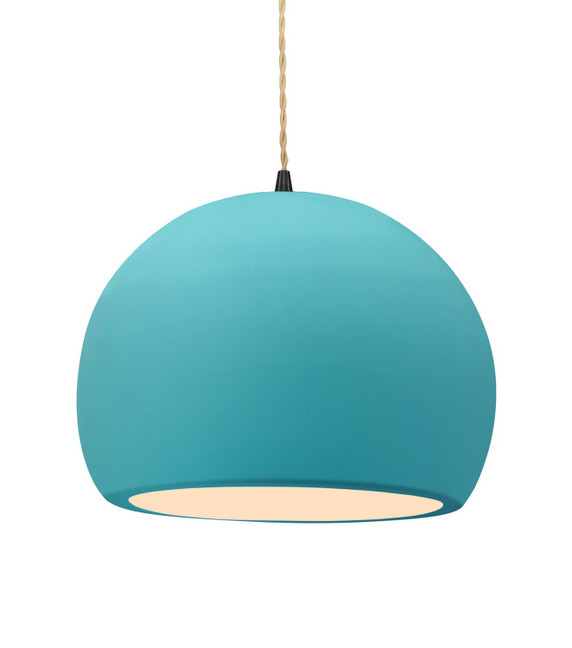 Pendants Sphere by Justice Designs ( 102 | CER-6535-RFPL-MBLK-BEIG-TWST Radiance ) 