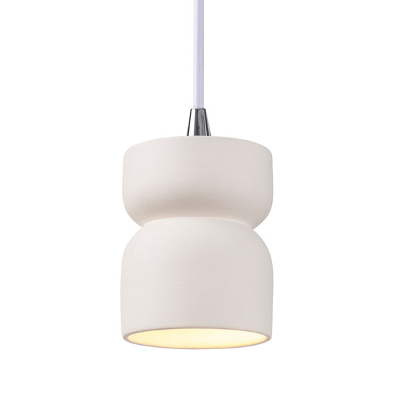 Mini Pendants Cable by Justice Designs ( 102 | CER-6500-BIS-CROM-WTCD Radiance ) 