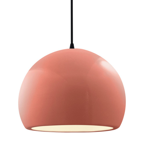 Pendants Sphere by Justice Designs ( 102 | CER-6535-BSH-MBLK-BKCD Radiance ) 
