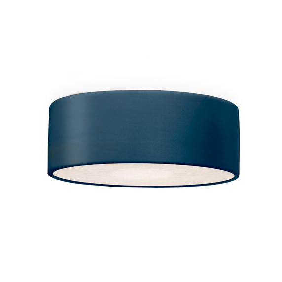 Flush Mounts Drum Shade by Justice Designs ( 102 | CER-6290-MID Radiance ) 