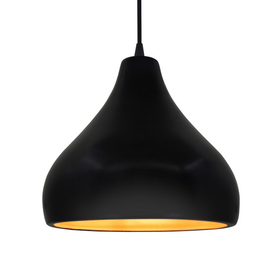 Pendants Glass Down by Justice Designs ( 102 | CER-6565-CBGD-MBLK-BKCD Radiance ) 
