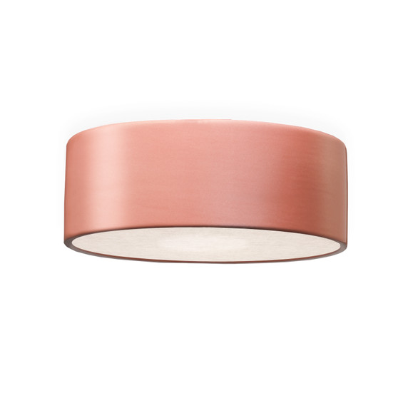 Flush Mounts Drum Shade by Justice Designs ( 102 | CER-6290W-BSH Radiance ) 