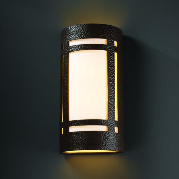 Sconces Directional/Cylinder by Justice Designs ( 102 | CER-7497-HMIR Ambiance ) 