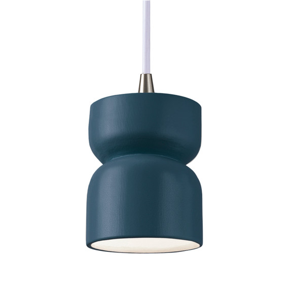 Mini Pendants Cable by Justice Designs ( 102 | CER-6500-MID-NCKL-WTCD Radiance ) 