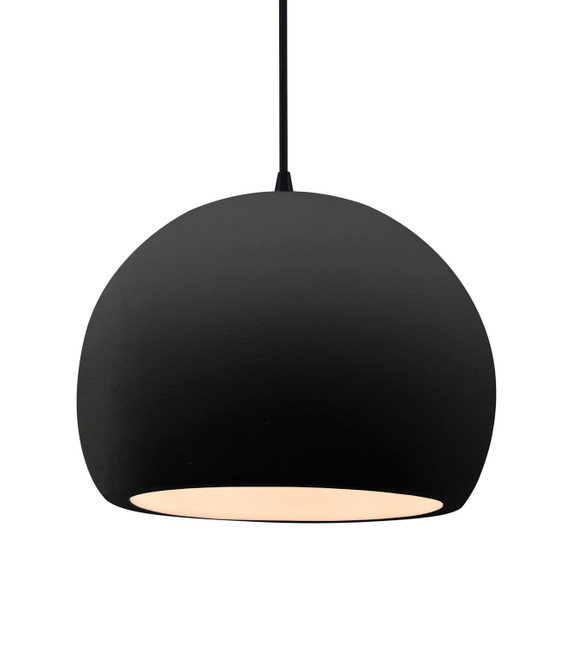 Pendants Sphere by Justice Designs ( 102 | CER-6535-CRB-MBLK-BKCD Radiance ) 
