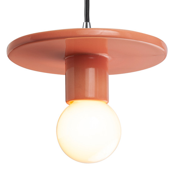 Mini Pendants Cable by Justice Designs ( 102 | CER-6320-BSH-CROM-BKCD Radiance ) 