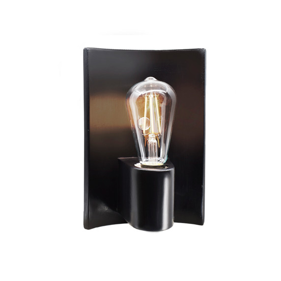 Sconces Single Glass by Justice Designs ( 102 | CER-7061-CRB-BRSS Ambiance ) 