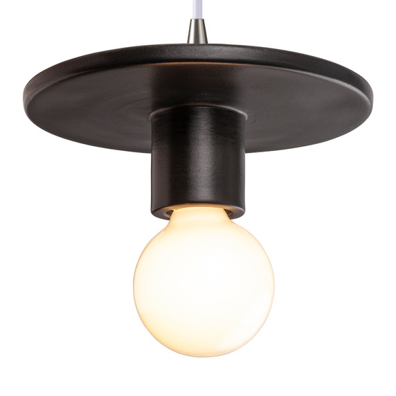 Mini Pendants Cable by Justice Designs ( 102 | CER-6320-CRB-NCKL-WTCD Radiance ) 