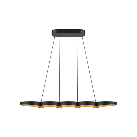 Linear/Island Ring/Halo by Kuzco Lighting ( 347 | LP90838-BK/GD Maestro ) 