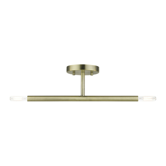 Semi-Flush Mts. Exposed Lamps by Livex Lighting ( 107 | 51179-01 Copenhagen ) 