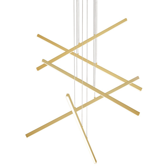 Linear/Island 4 Light + by Kuzco Lighting ( 347 | MP10305-BG Vega ) 