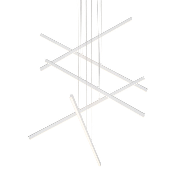 Large Chandeliers Geometric/Linear by Kuzco Lighting ( 347 | MP10305-WH Vega ) 