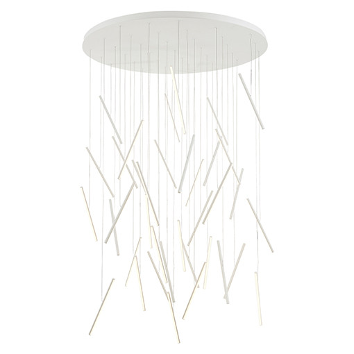 Large Chandeliers Multi-Port/Cascade by Kuzco Lighting ( 347 | MP14850-WH Chute ) 