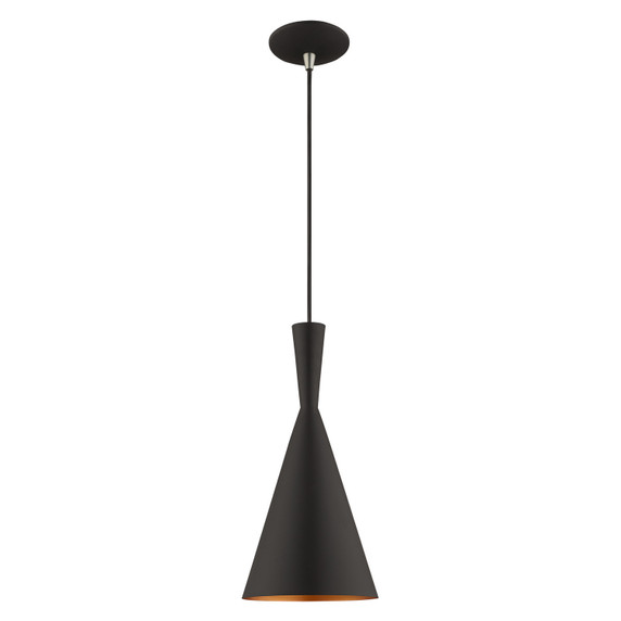 Mini Pendants Cable by Livex Lighting ( 107 | 41185-04 Waldorf ) 