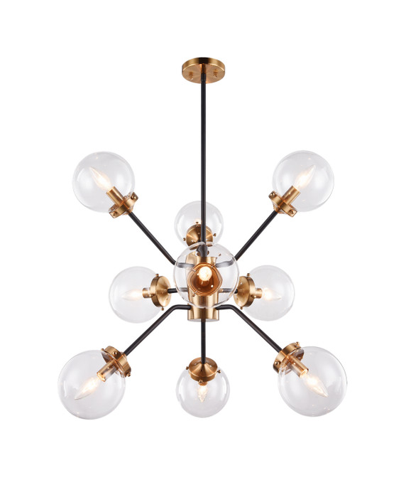 Mid. Chandeliers Starburst by Matteo Lighting ( 423 | C72309AGCL Maru ) 