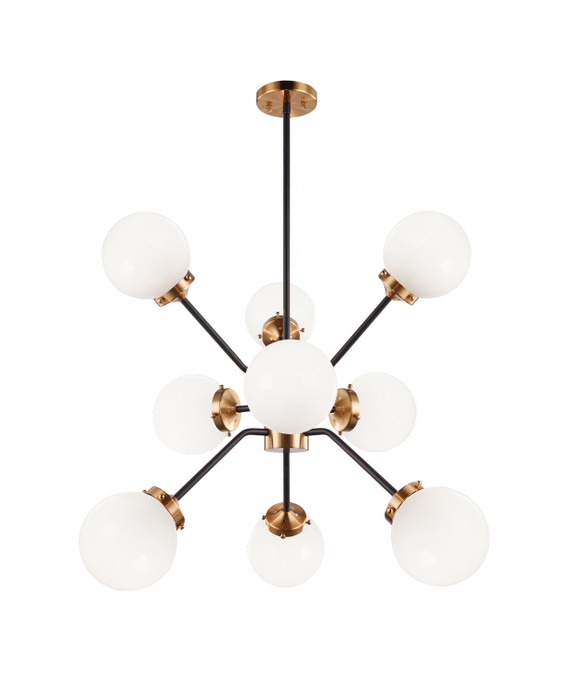 Mid. Chandeliers Starburst by Matteo Lighting ( 423 | C72309AGOP Maru ) 