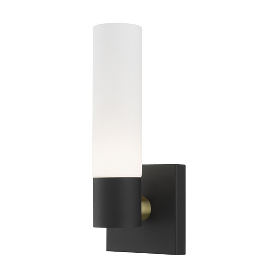 Sconces Single Glass by Livex Lighting ( 107 | 10101-14 Aero ) 