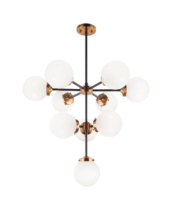 Mid. Chandeliers Starburst by Matteo Lighting ( 423 | C72310AGOP Maru ) 