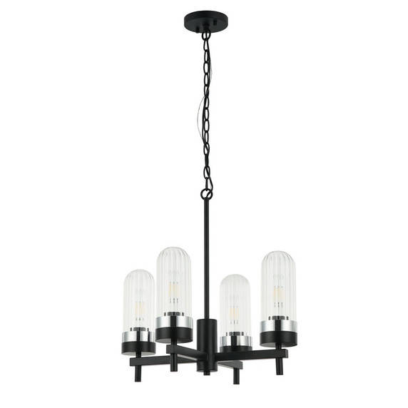 Mini Chandeliers Glass Shade by Maxilite ( 501 | MX 1560-4Y74 Daze-Clear ) 