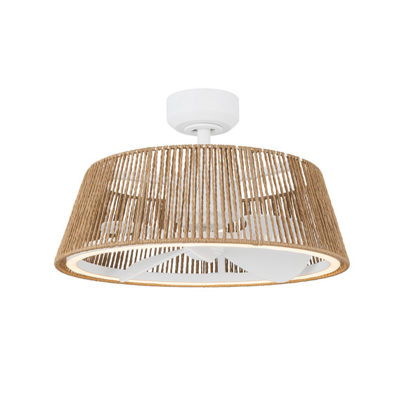 Fans Fandeliers by Kuzco Lighting ( 347 | CF41424-WH/BR-5CCT Isla ) 