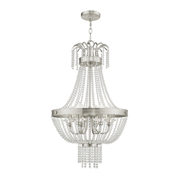 Mini Chandeliers Candle by Livex Lighting ( 107 | 51856-91 Valentina ) 