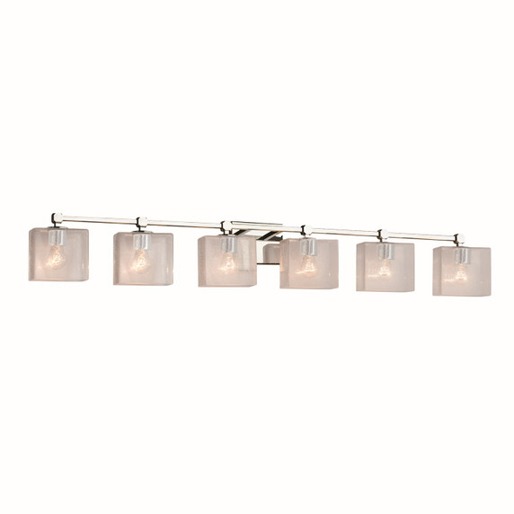 Bathroom Fixtures Five+Lights by Justice Designs ( 102 | FSN-8426-55-SEED-CROM Fusion ) 
