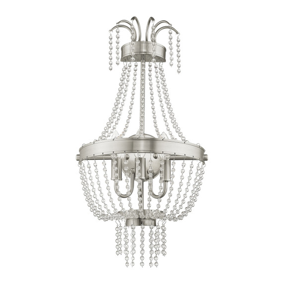 Sconces Triple Candle by Livex Lighting ( 107 | 51874-91 Valentina ) 