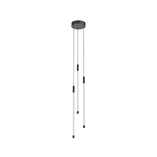 Mini Pendants 3 Light Cluster by Kuzco Lighting ( 347 | MP75221-BK Motif ) 
