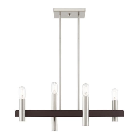 Linear/Island 4 Light + by Livex Lighting ( 107 | 46864-91 Helsinki ) 