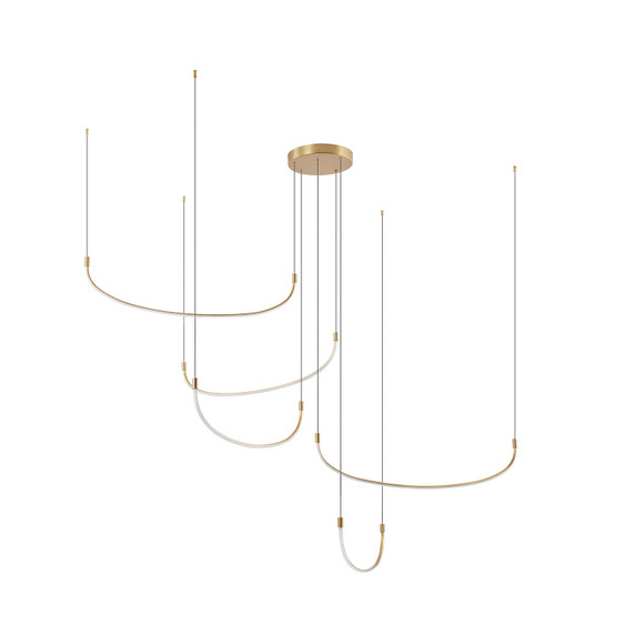 Large Chandeliers Multi-Port/Cascade by Kuzco Lighting ( 347 | MP89570-BG-UNV Talis ) 