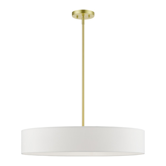 Pendants Drum Shade by Livex Lighting ( 107 | 46925-12 Venlo ) 