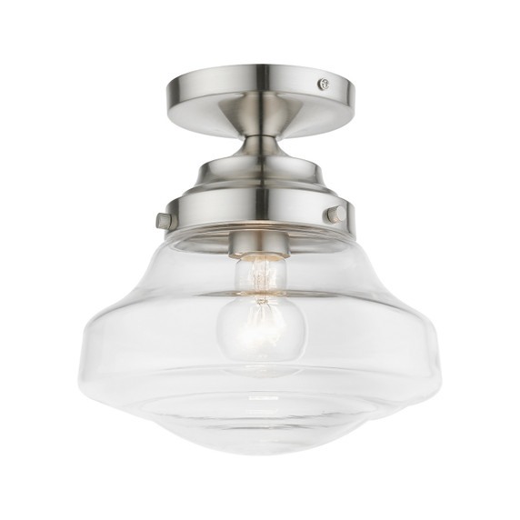 Semi-Flush Mts. Glass Down by Livex Lighting ( 107 | 41291-91 Avondale ) 