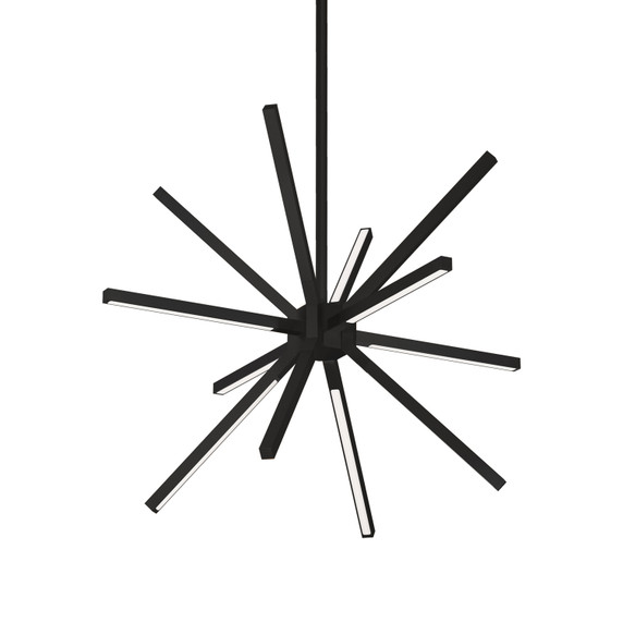 Mini Chandeliers Starburst by Kuzco Lighting ( 347 | CH14220-BK Sirius Minor ) 