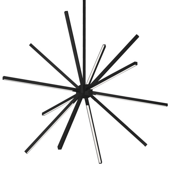 Mid. Chandeliers Starburst by Kuzco Lighting ( 347 | CH14232-BK Sirius Minor ) 