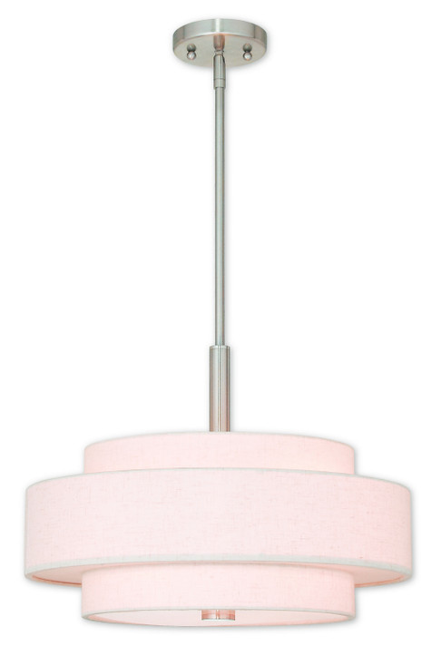 Pendants Drum Shade by Livex Lighting ( 107 | 52137-91 Meridian ) 