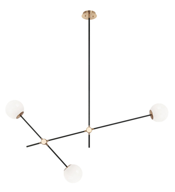 Linear/Island 3 Light Bar by Matteo Lighting ( 423 | C78713AGOP Cosmic ) 
