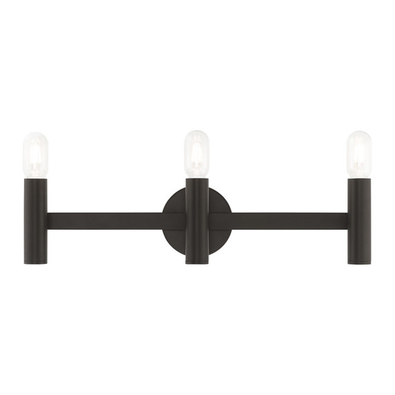 Bathroom Fixtures Three Lights by Livex Lighting ( 107 | 10343-07 Copenhagen ) 