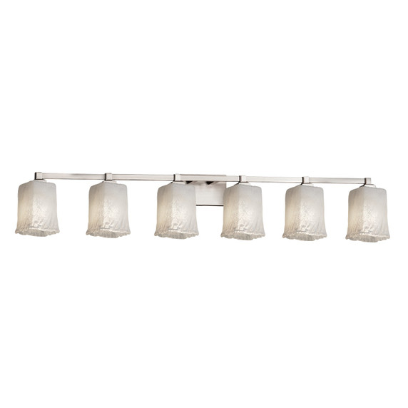   by Justice Designs ( 102 | GLA-8436-26-WHTW-NCKL Veneto Luce ) 