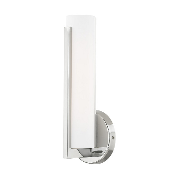Sconces Single Glass by Livex Lighting ( 107 | 10351-05 Visby ) 